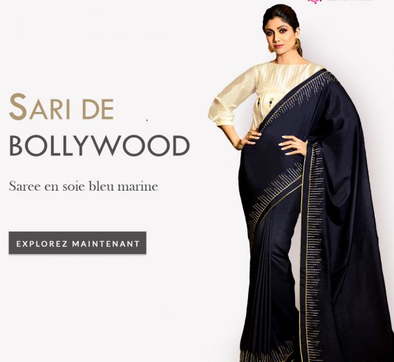 Achats en ligne pour les saris indiens sur mesure