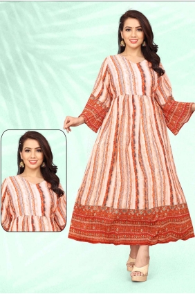 Robe de soirée en mousseline de soie chinon multicolore avec imprimé GW0506